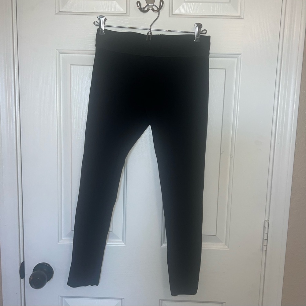Black Womens Size Small BCBG Maxazria Ankle Skinny Yoga Athletic Leggings Pants